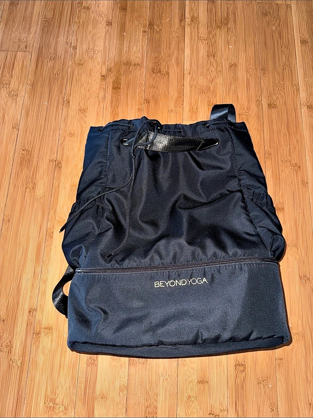 BEYOND YOGA Convertible Gym Bag Black Backpack